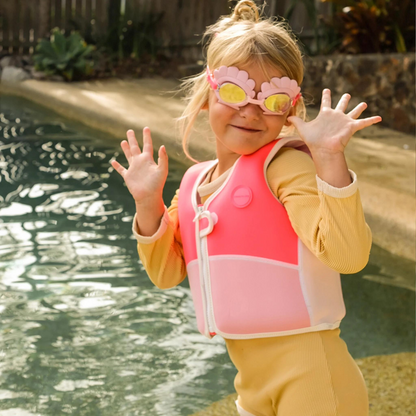Vaikiški plaukimo akiniai - Neon Strawberry
