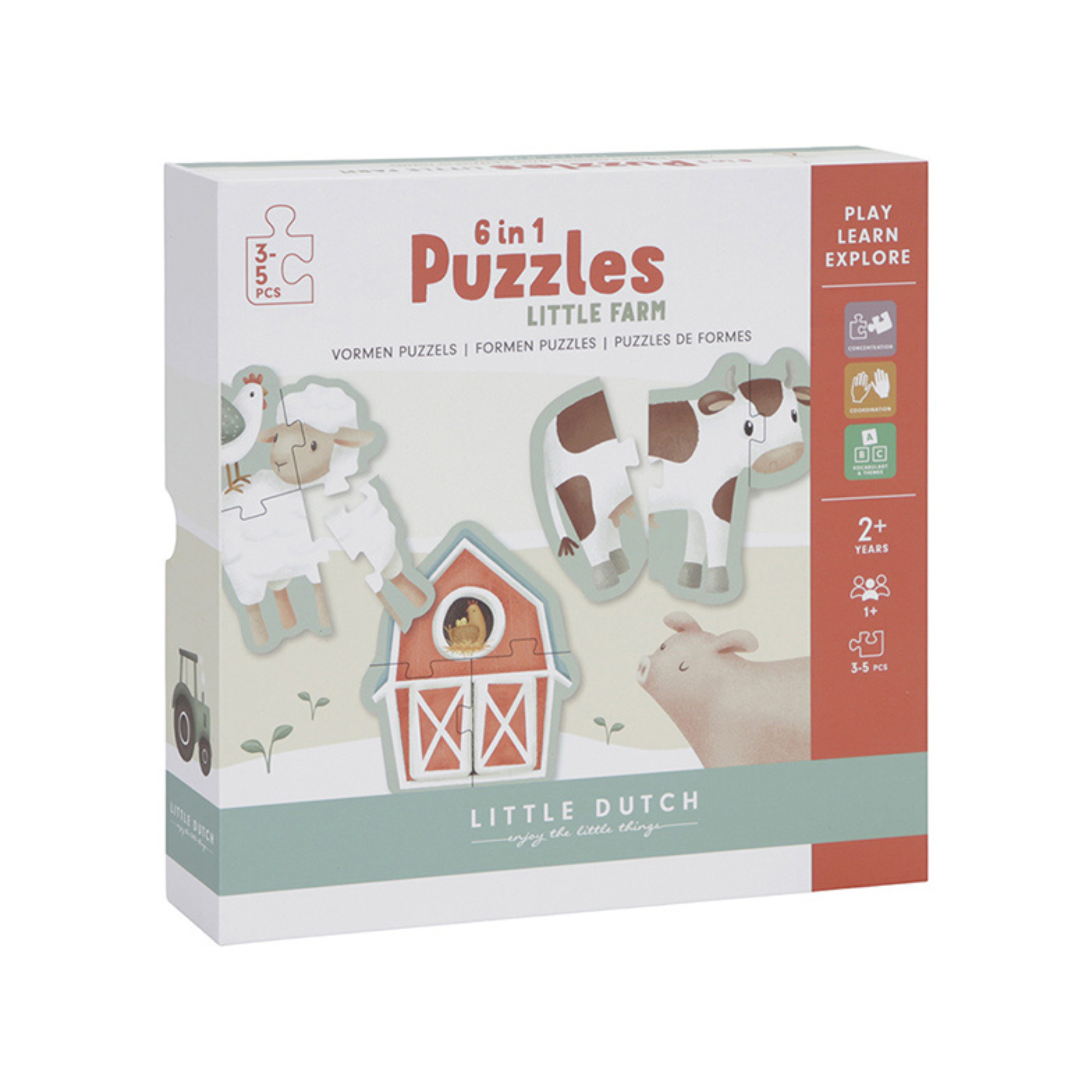 Puzzle 6 in 1 Little Farm