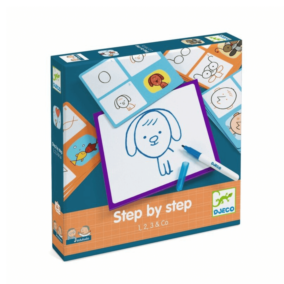 Educational drawing game - 1,2,3 & Co
