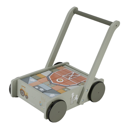 Wooden block cart Little Farm