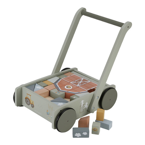 Wooden block cart Little Farm