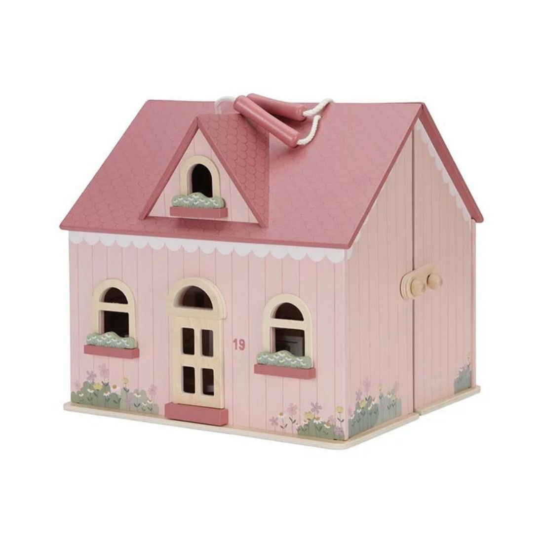 Portable dollhouse pink