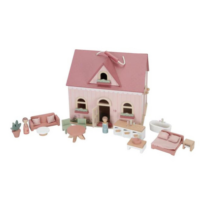 Portable dollhouse pink