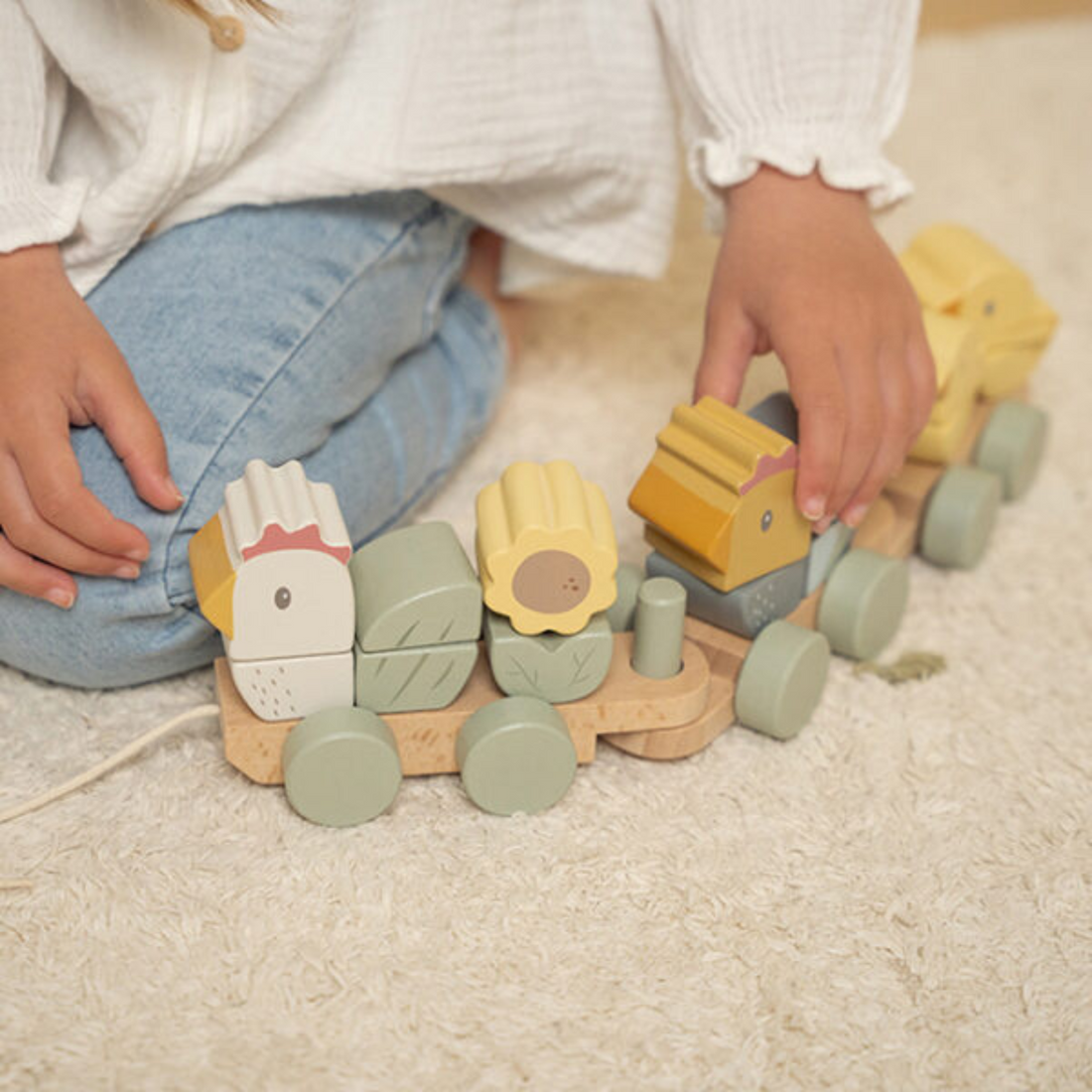 Traukinukas Little Farm