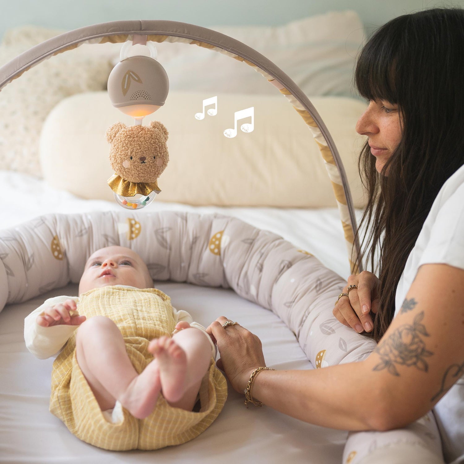 Kūdikio lopšys - Little Explorer Beige