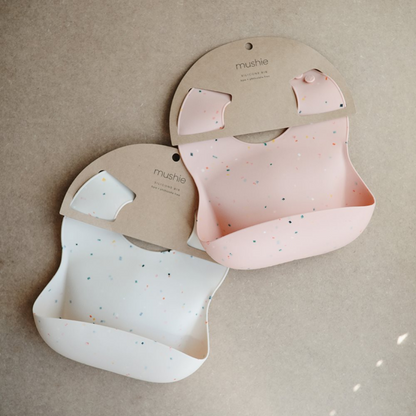 Silicone bib - Vanilla Confetti