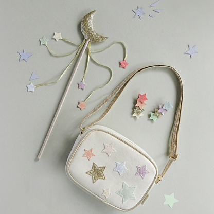 Hair clips - Rainbow Shimmer Star