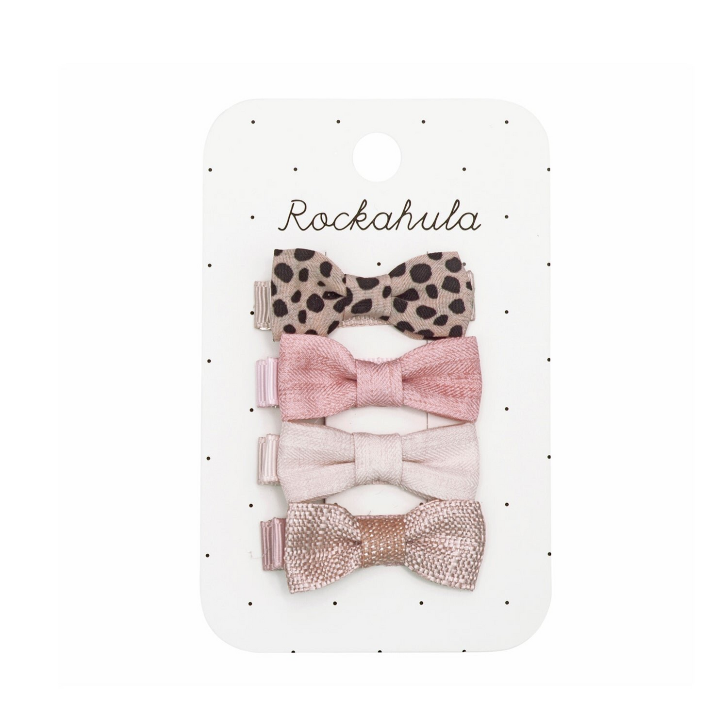 Hair clips - Leopard Mini Bow