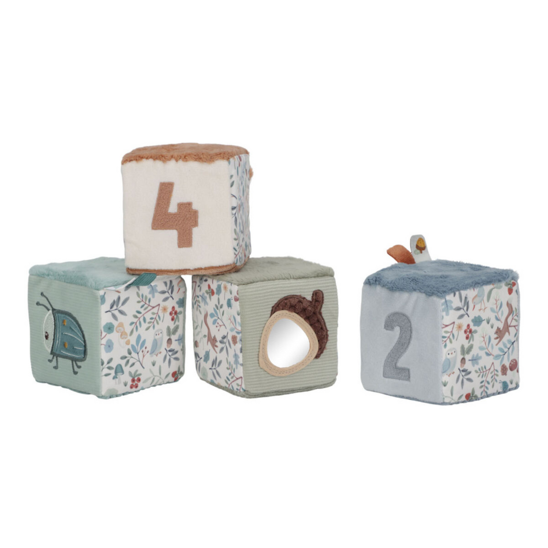 Little Dutch Soft activity cube set Flowers & Butterflies