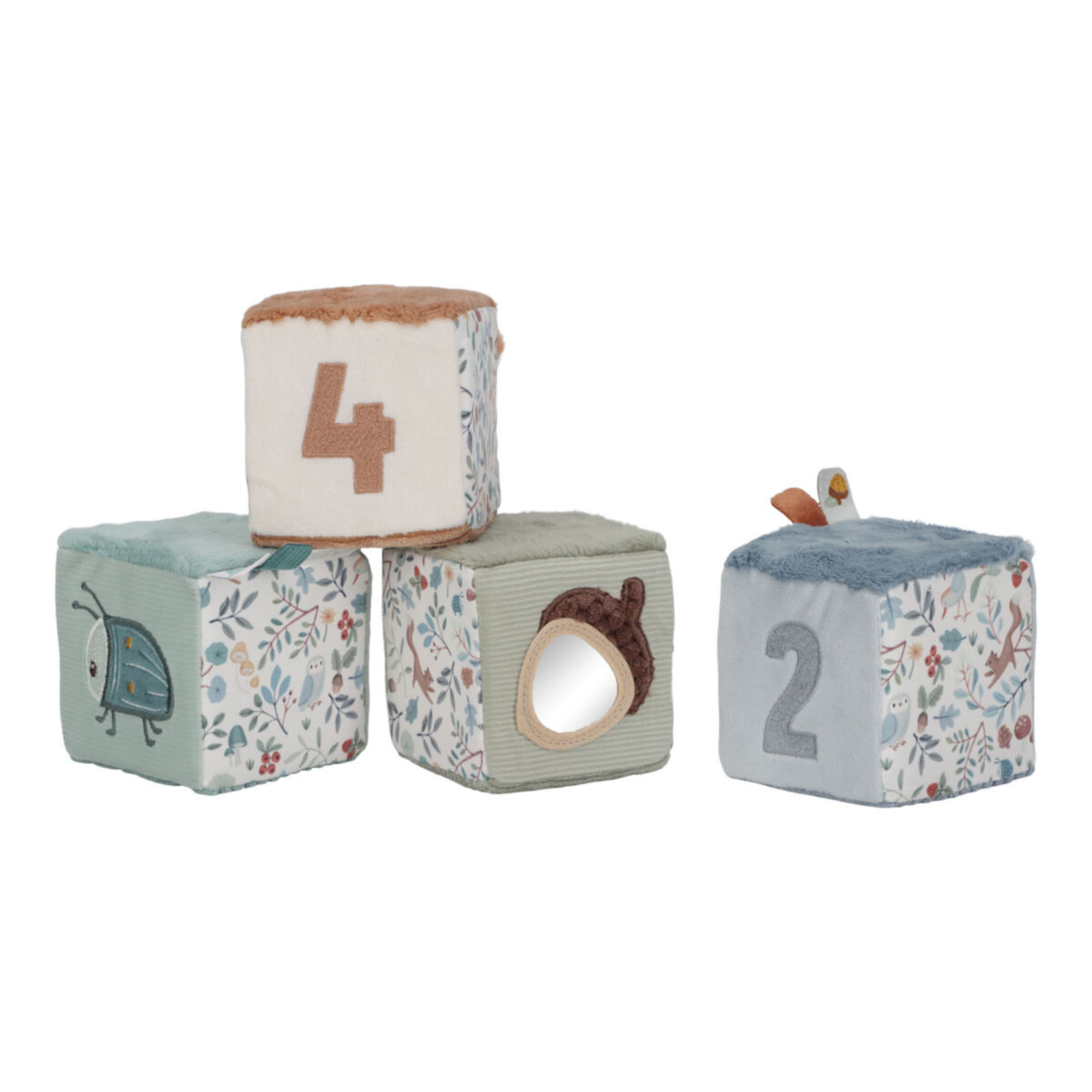 Little Dutch Soft activity cube set Flowers &amp; Butterflies