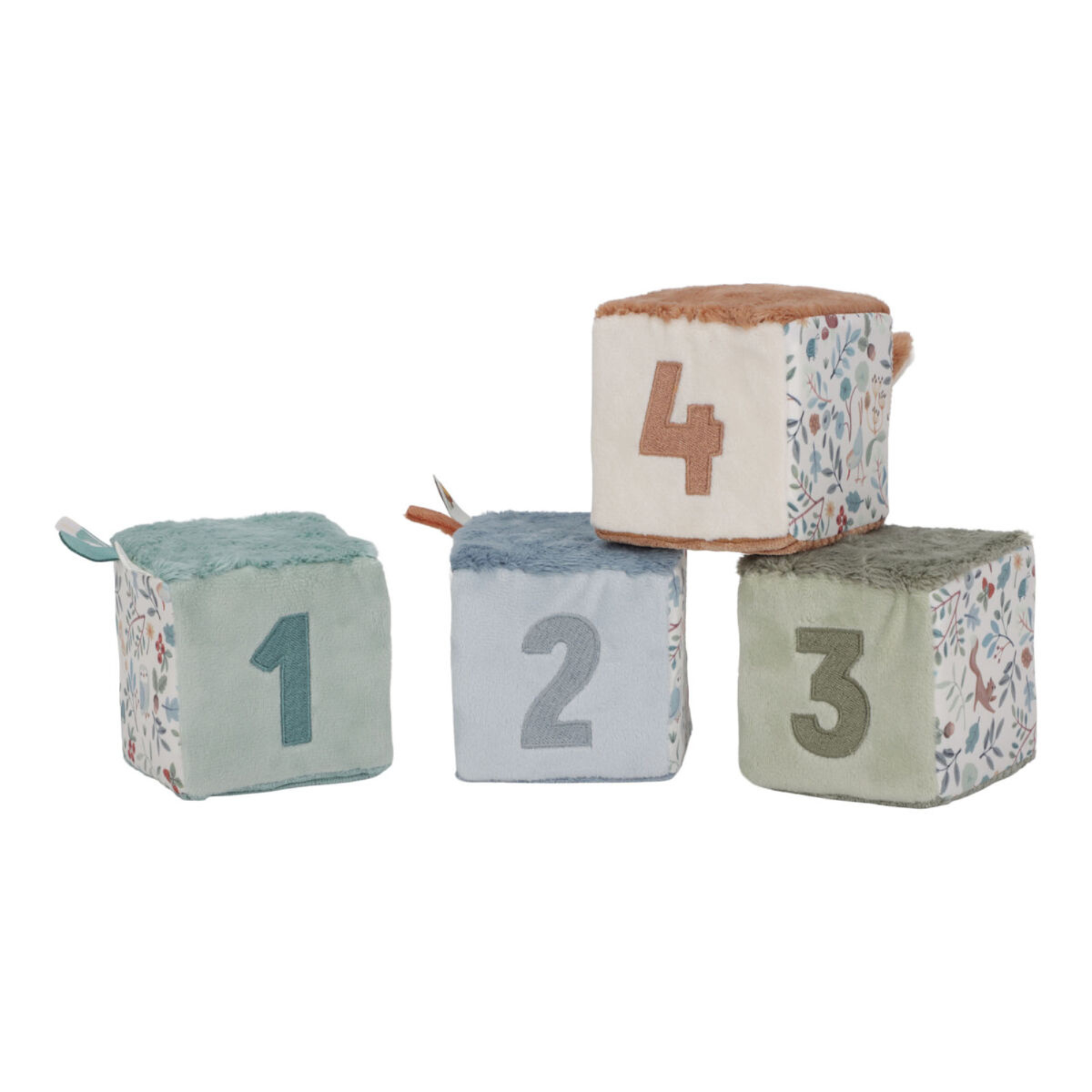 Little Dutch Soft activity cube set Flowers &amp; Butterflies