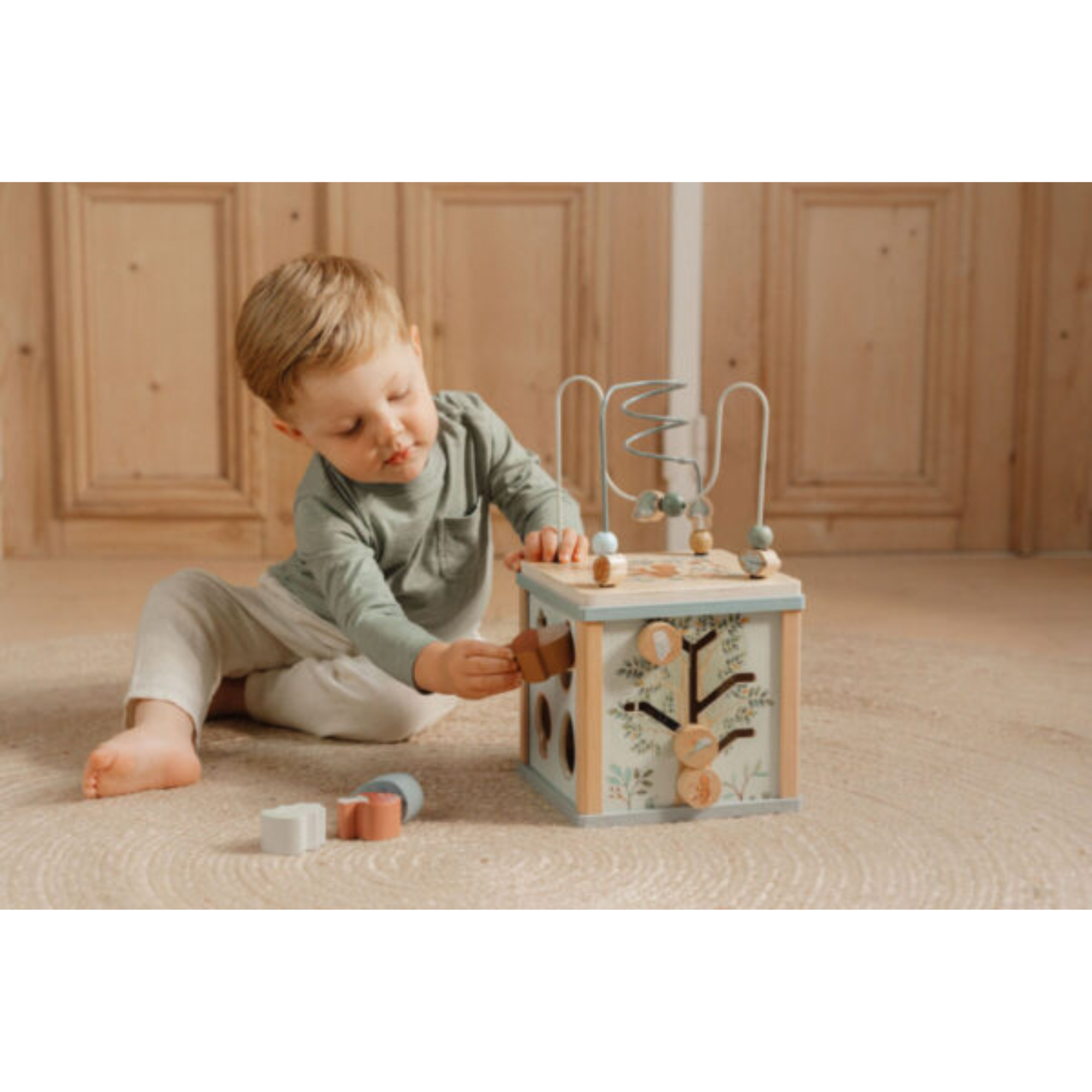 Little Dutch Activity cube Blue