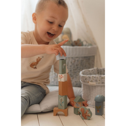 Little Dutch Wooden blocks Blue