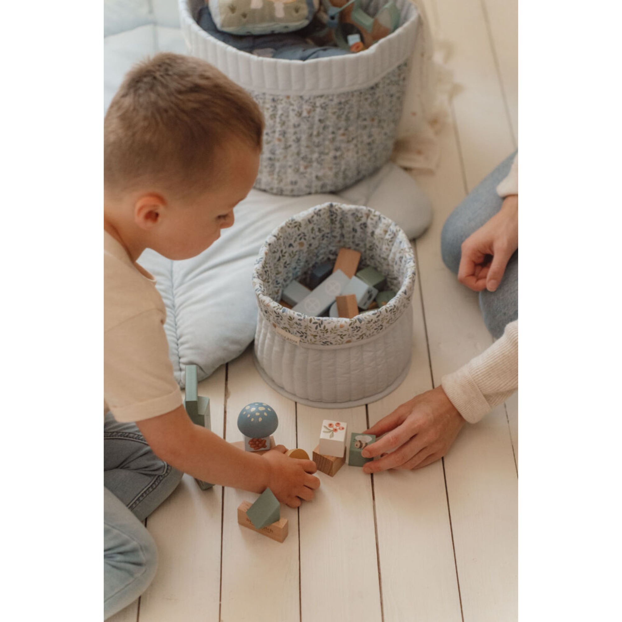 Little Dutch Wooden blocks Blue