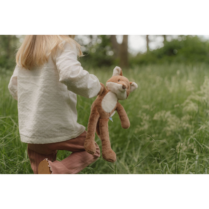 Plush fox with long legs