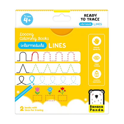 Coloring book Intermediate Lines