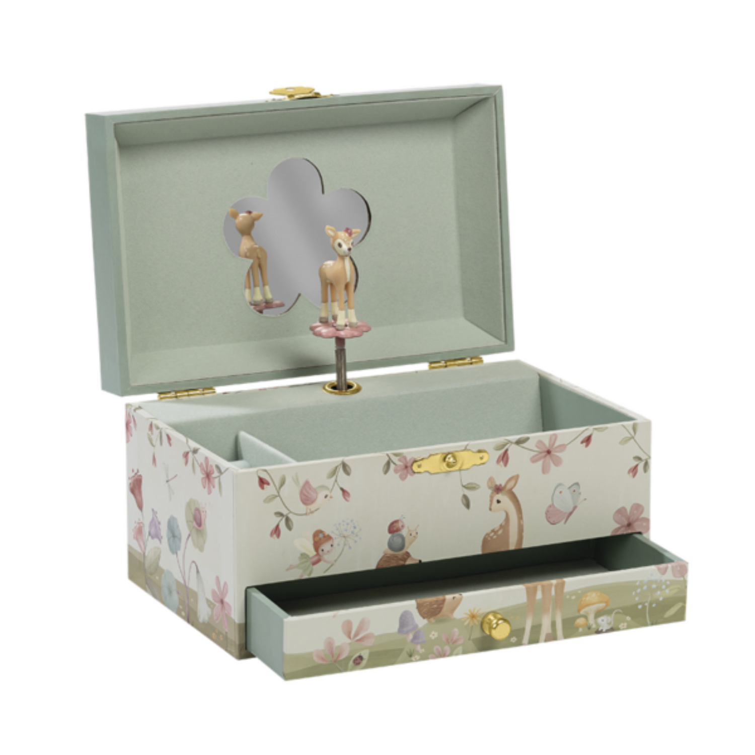 Forest Friends musical jewelry box