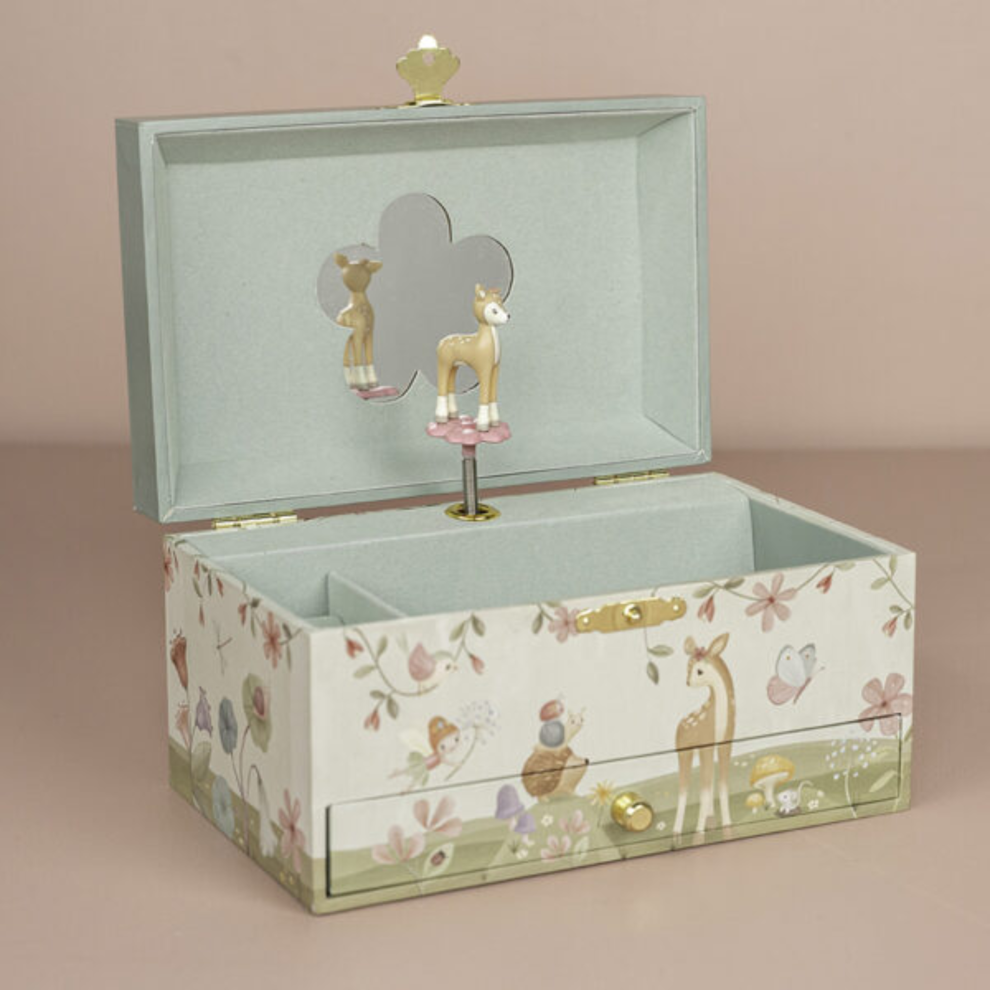 Forest Friends musical jewelry box