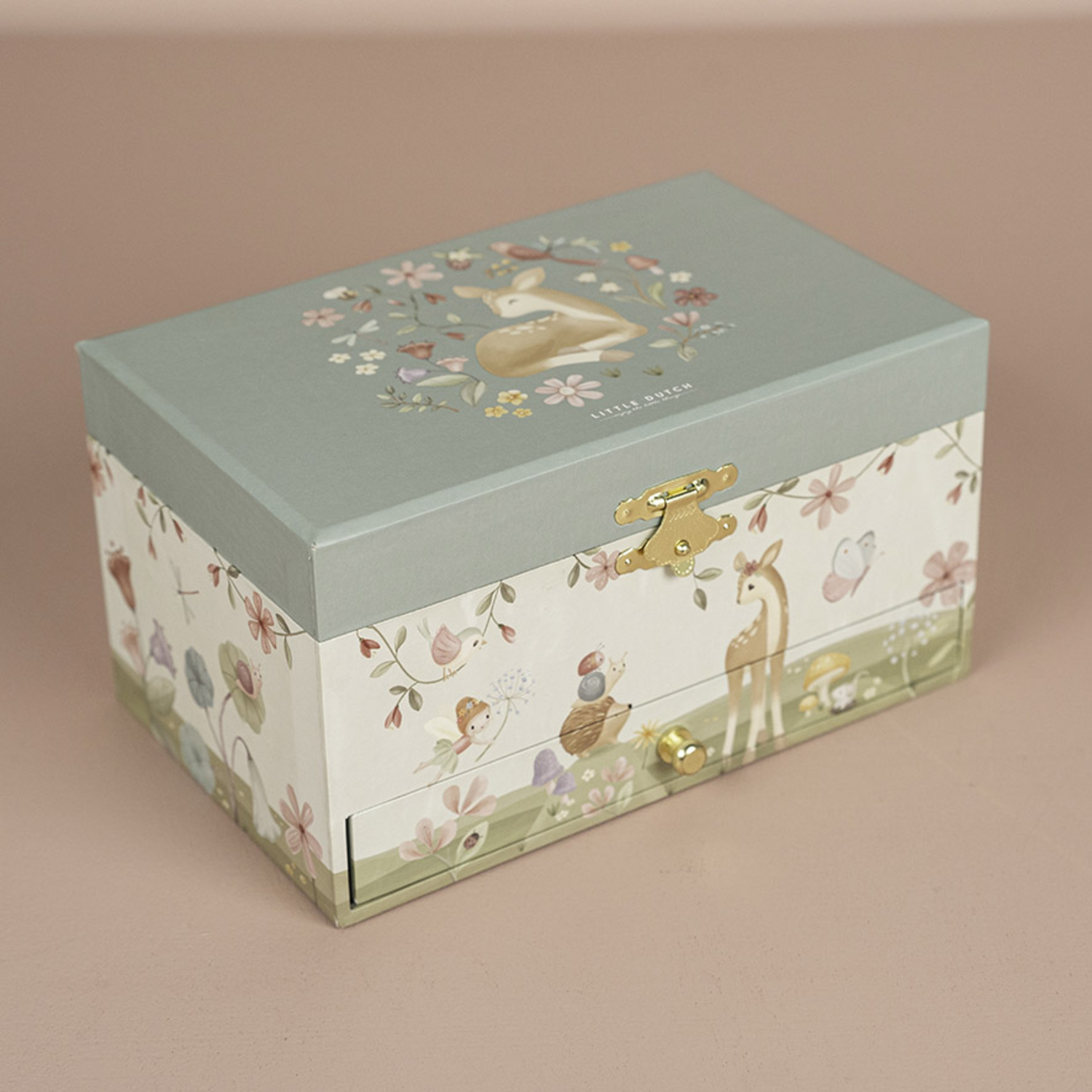 Forest Friends musical jewelry box