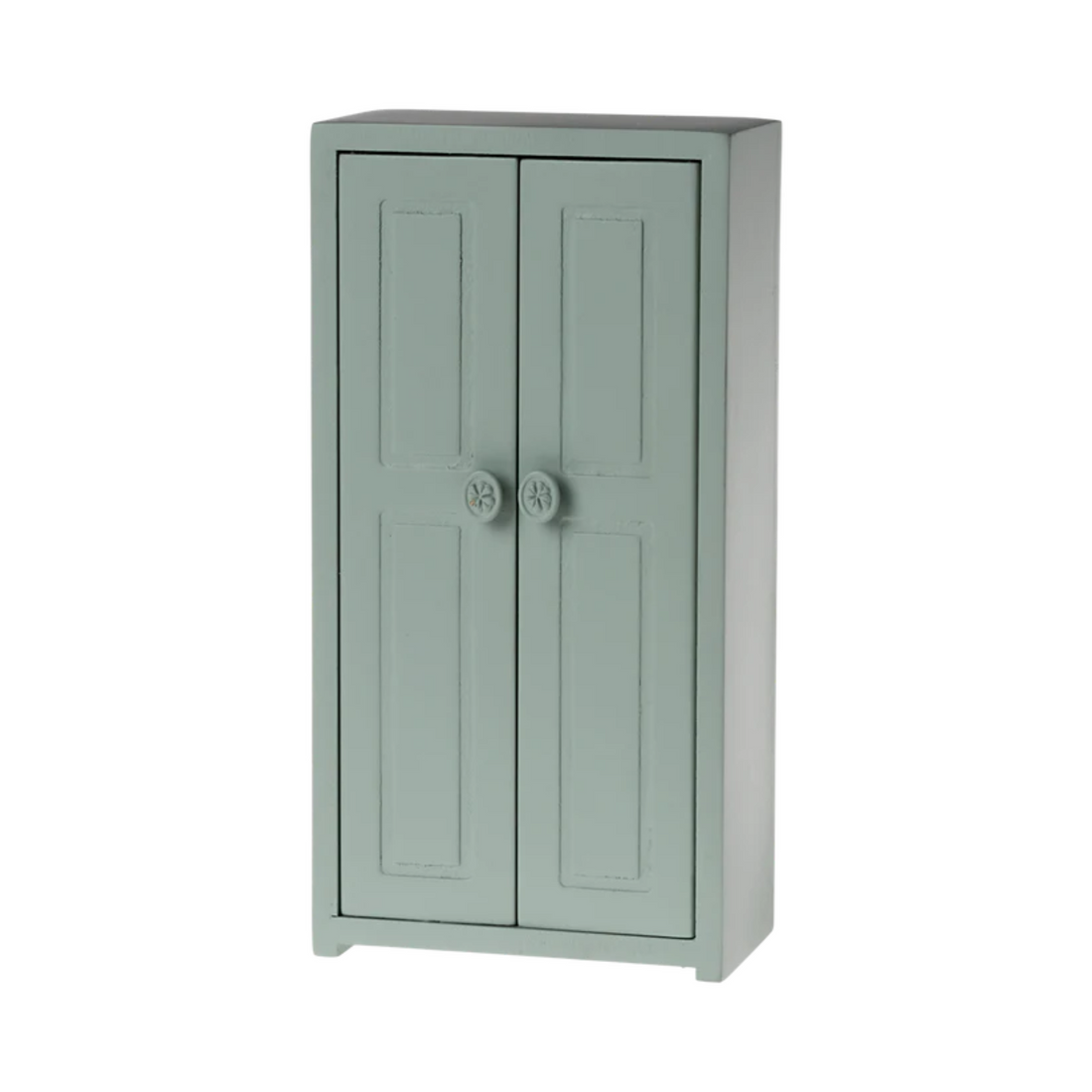 Mini wooden wardrobe Soft Blue