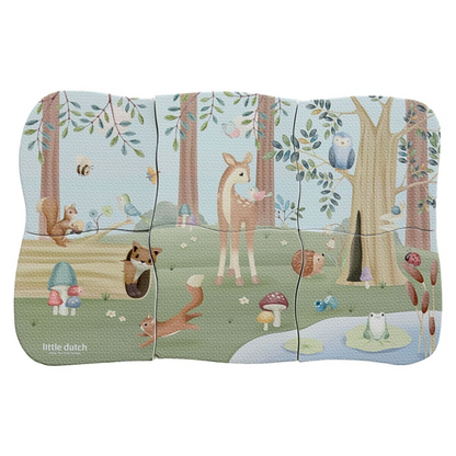 Bath foam puzzle - Forest Friends