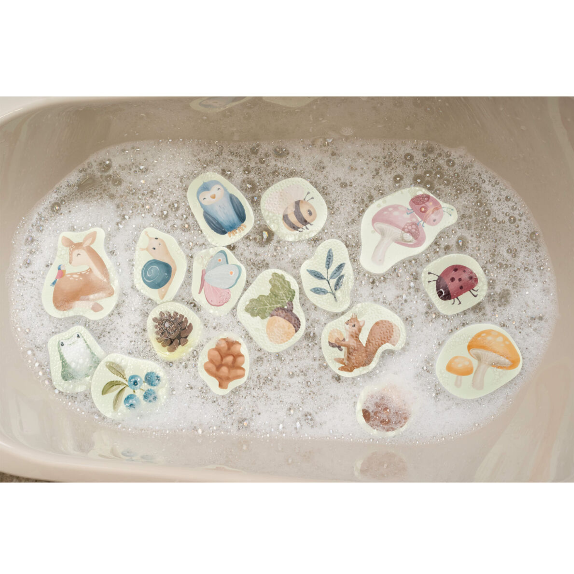 A set of bath molds - Flowers &amp;amp; Butterflies