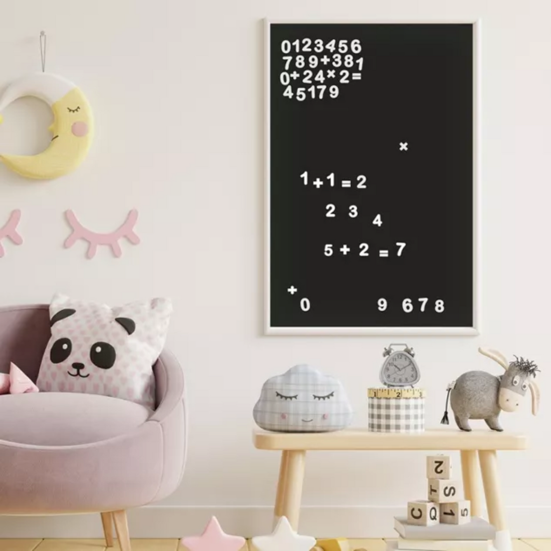 Magnetic numbers 100 - White
