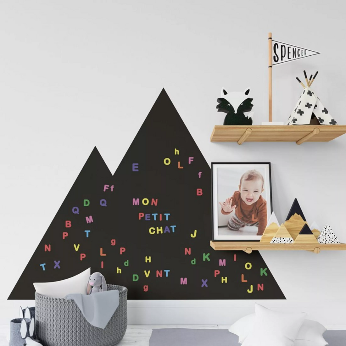 Magnetic letters 125 - Multicolored