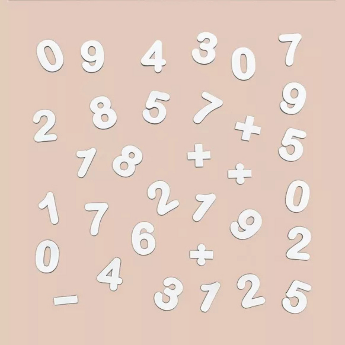 Magnetic numbers 100 - White
