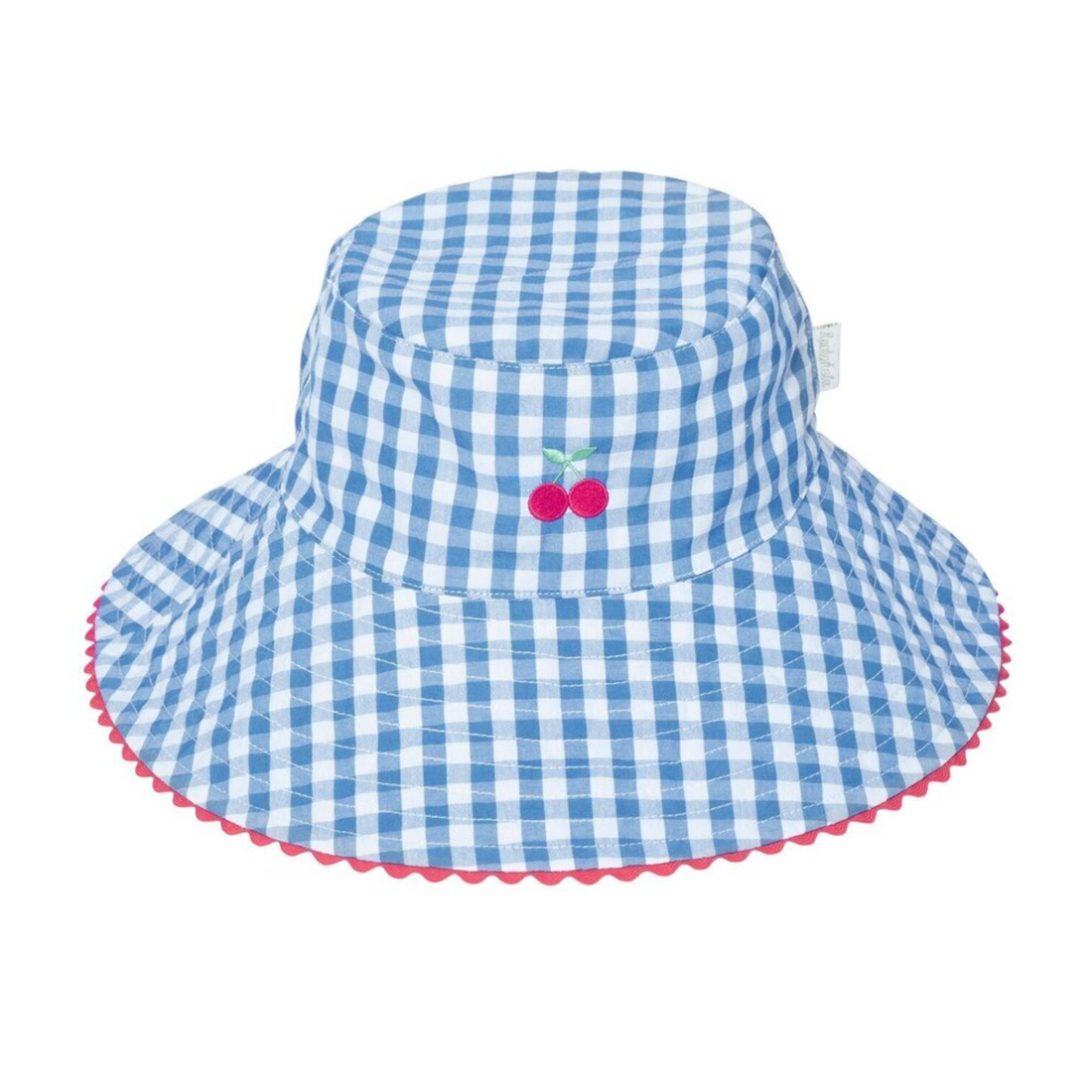 Dvipusė skrybėlė - Cherry Gingham