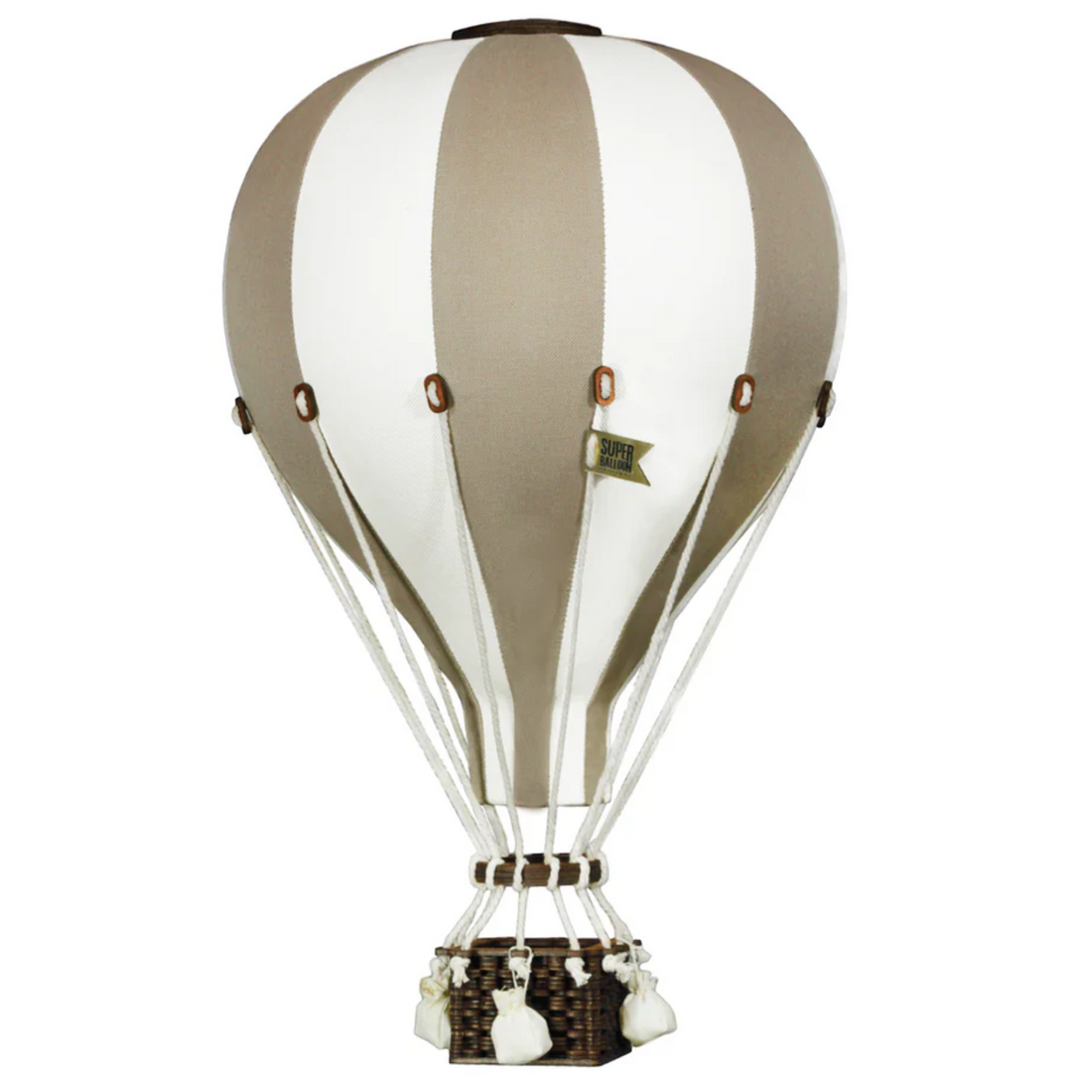 Super Balloon air balloon - White | Light Brown