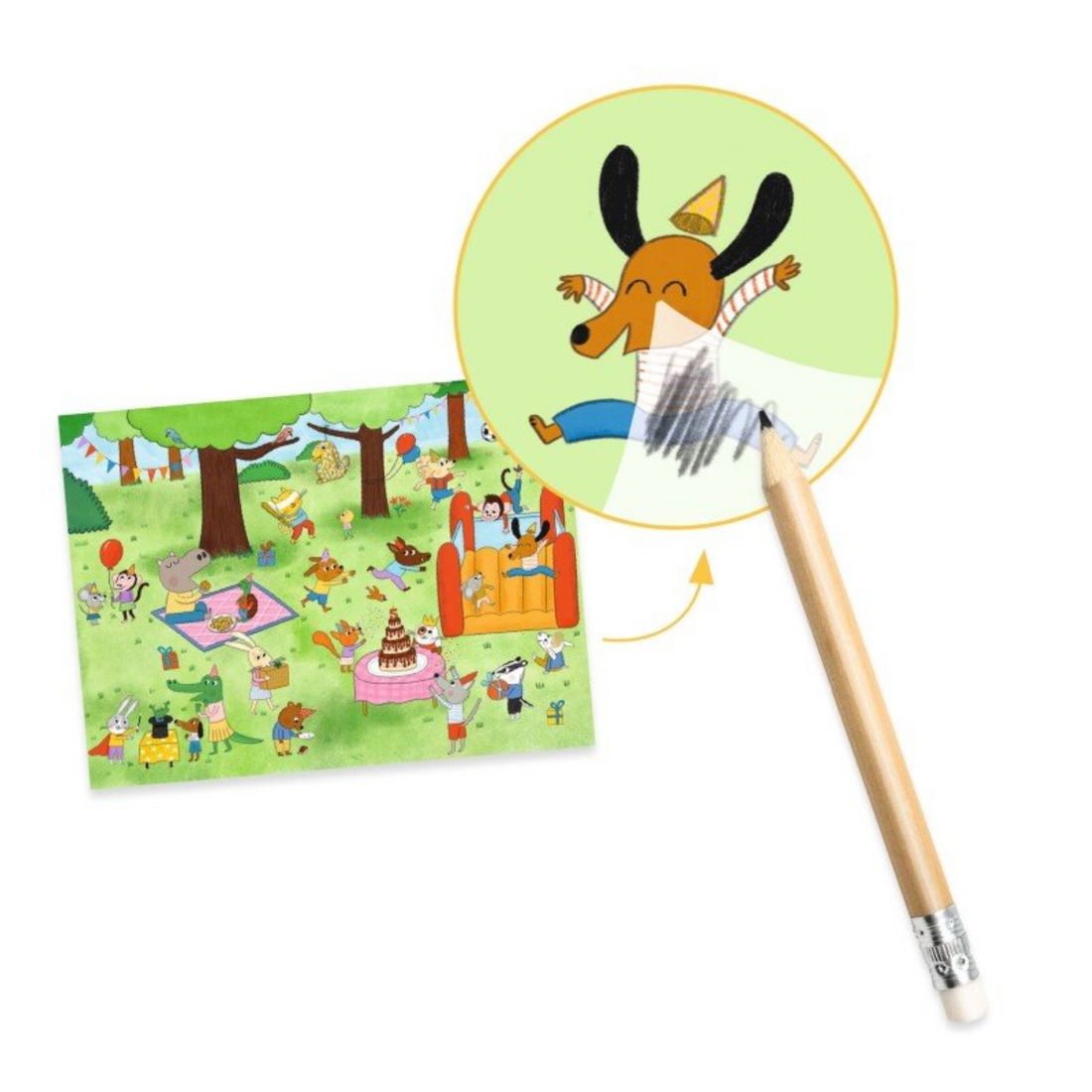 Scratch-off pictures - Party time!