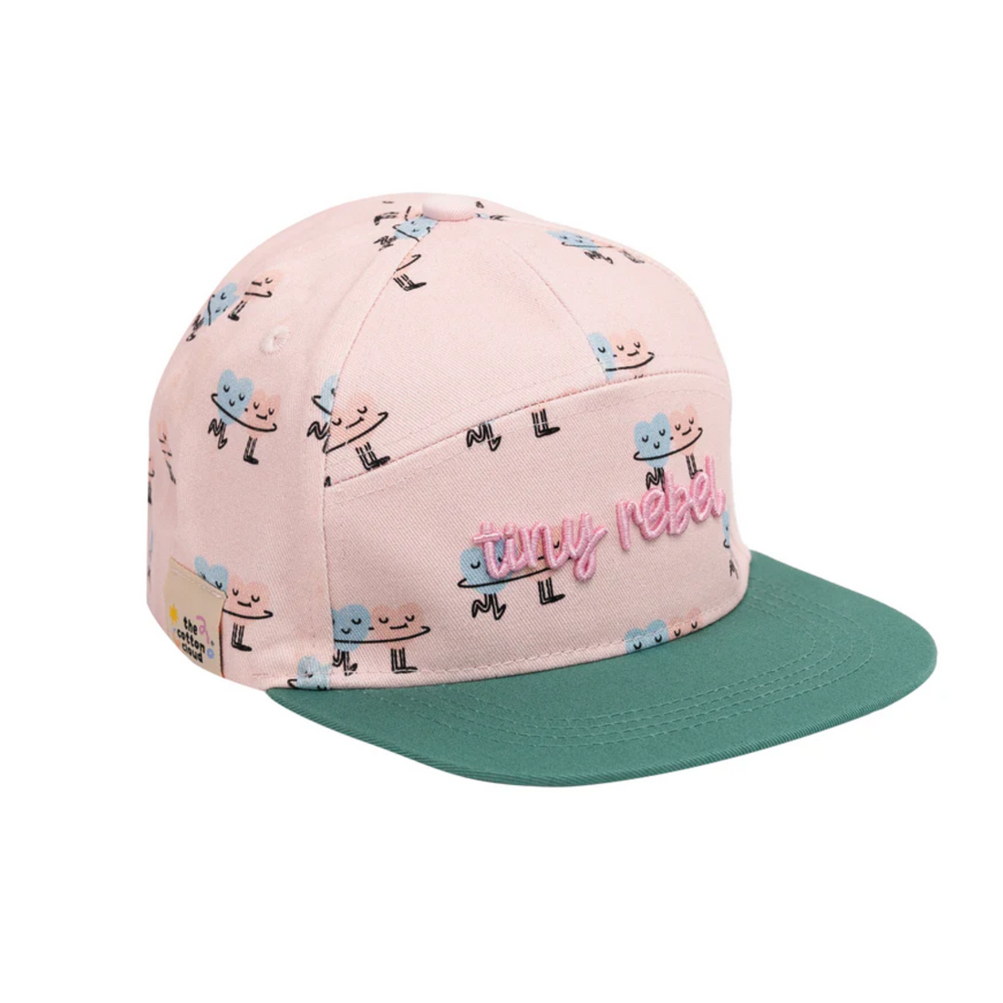 Hat with a peak - Dancing Hearts