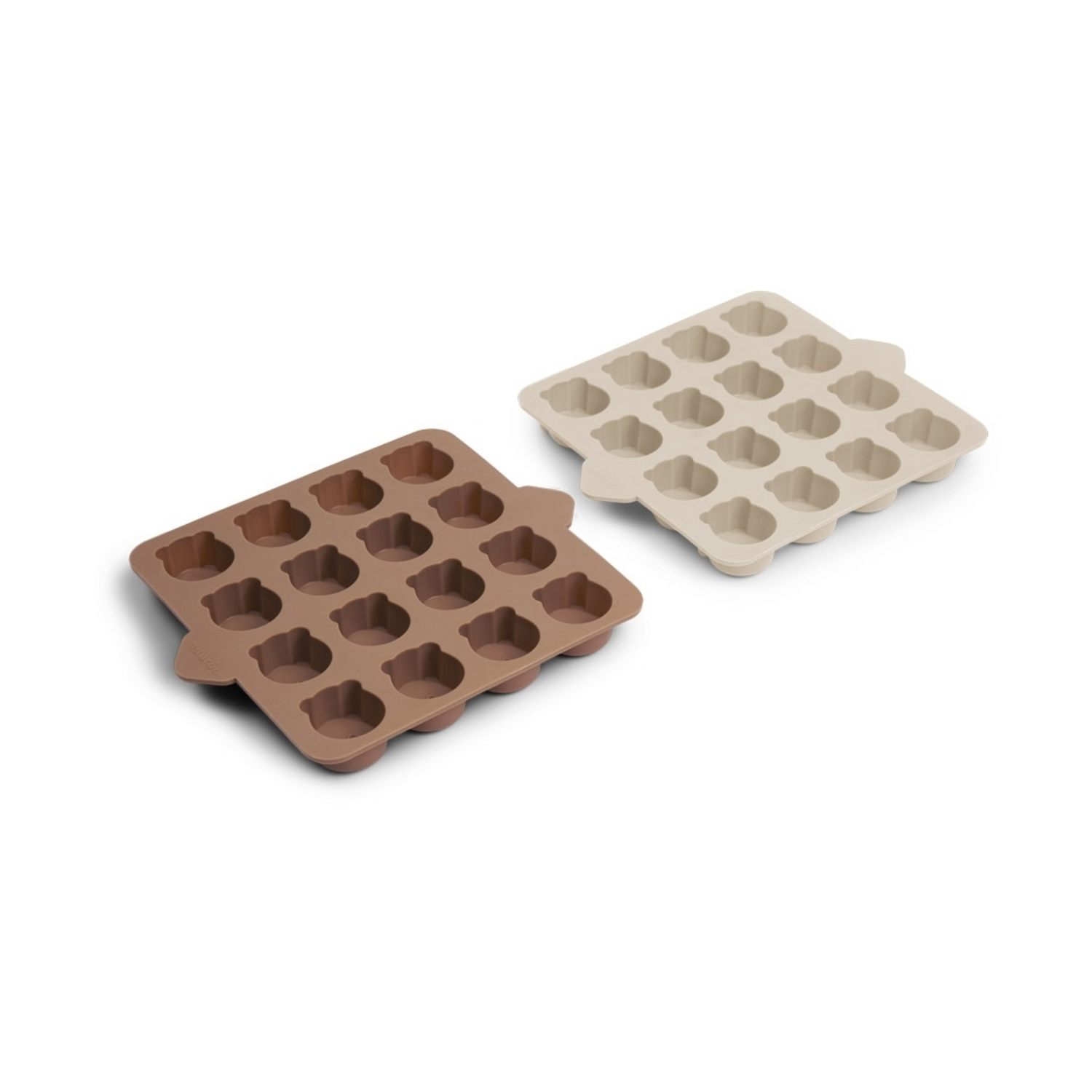 Silikoninės formelės - Creme / Light brown