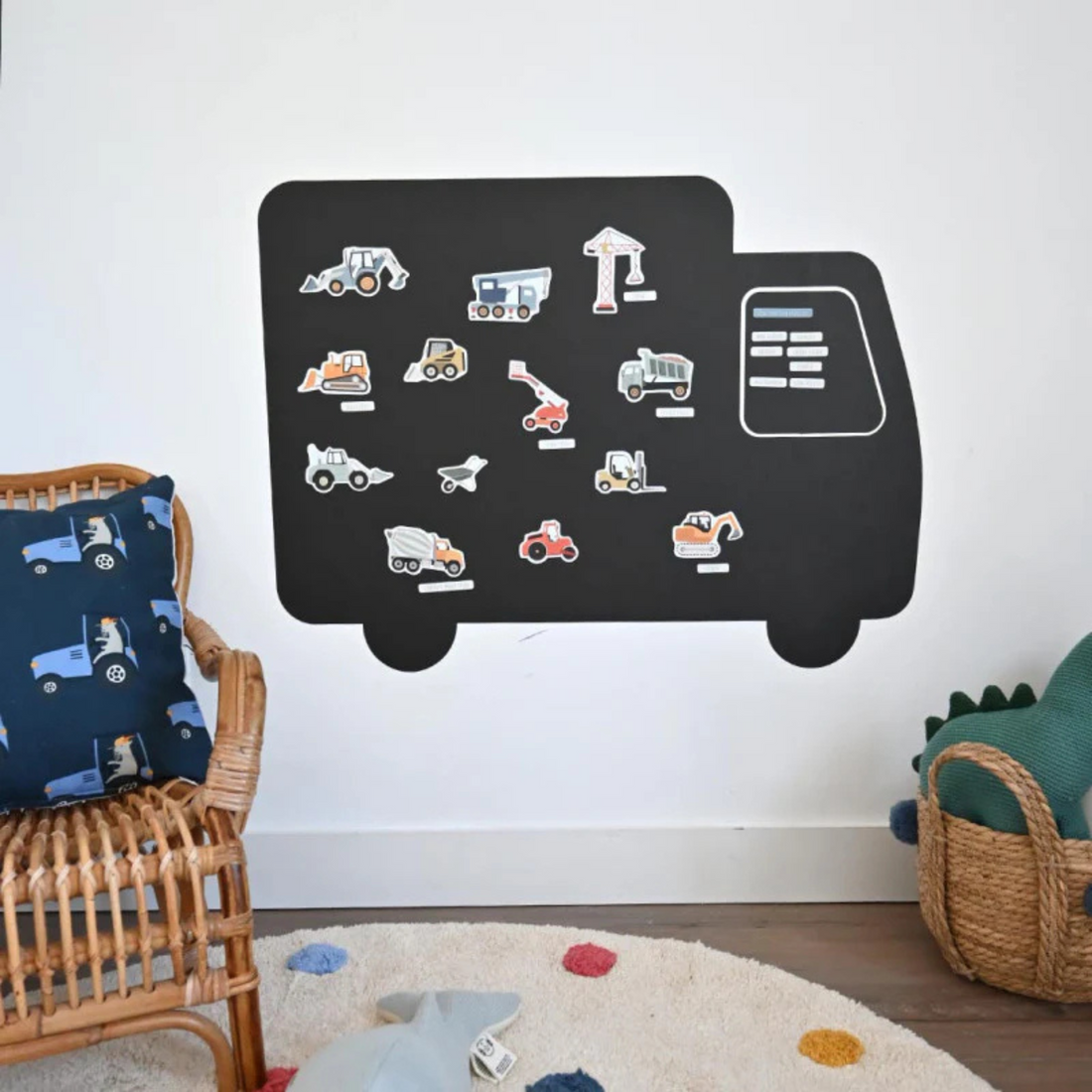 Magnetic game - Construction machines