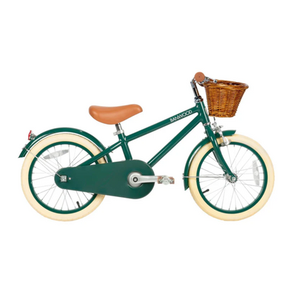 Dviratis su pedalais Classic Green