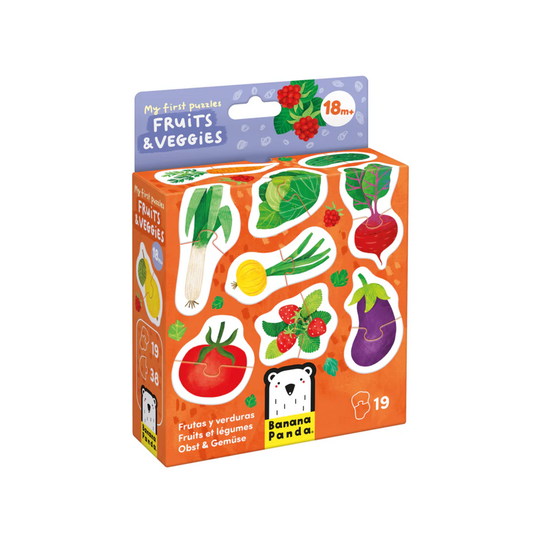 Pirmoji dėlionė Fruits &amp; Veggies