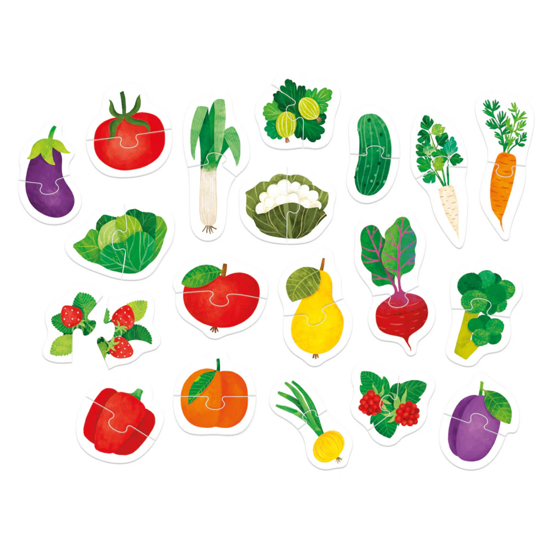 Pirmoji dėlionė Fruits &amp; Veggies