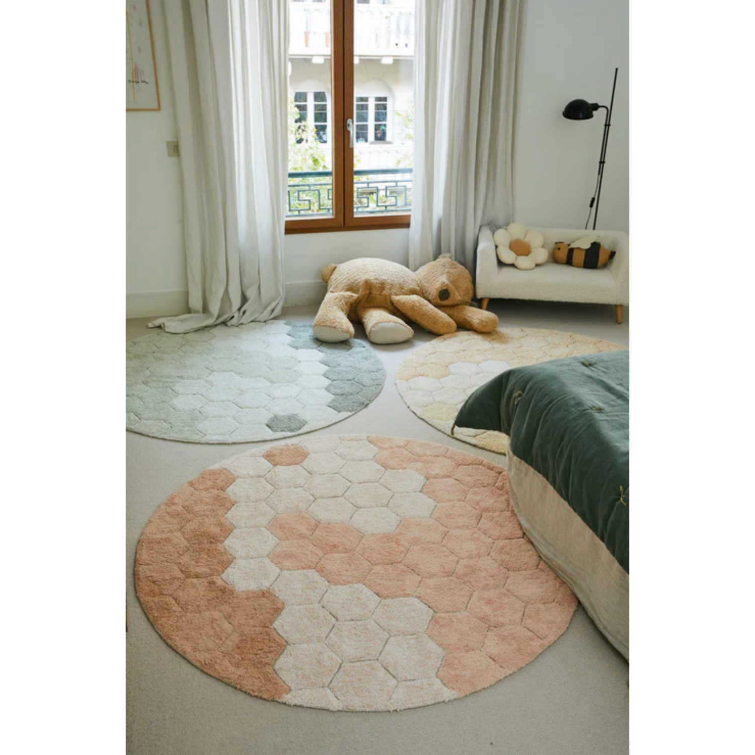 Kilimas Honeycomb Rose