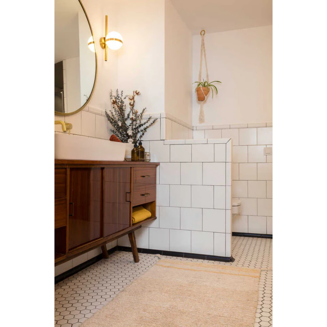 Double-sided rug Twin Vintage Amber