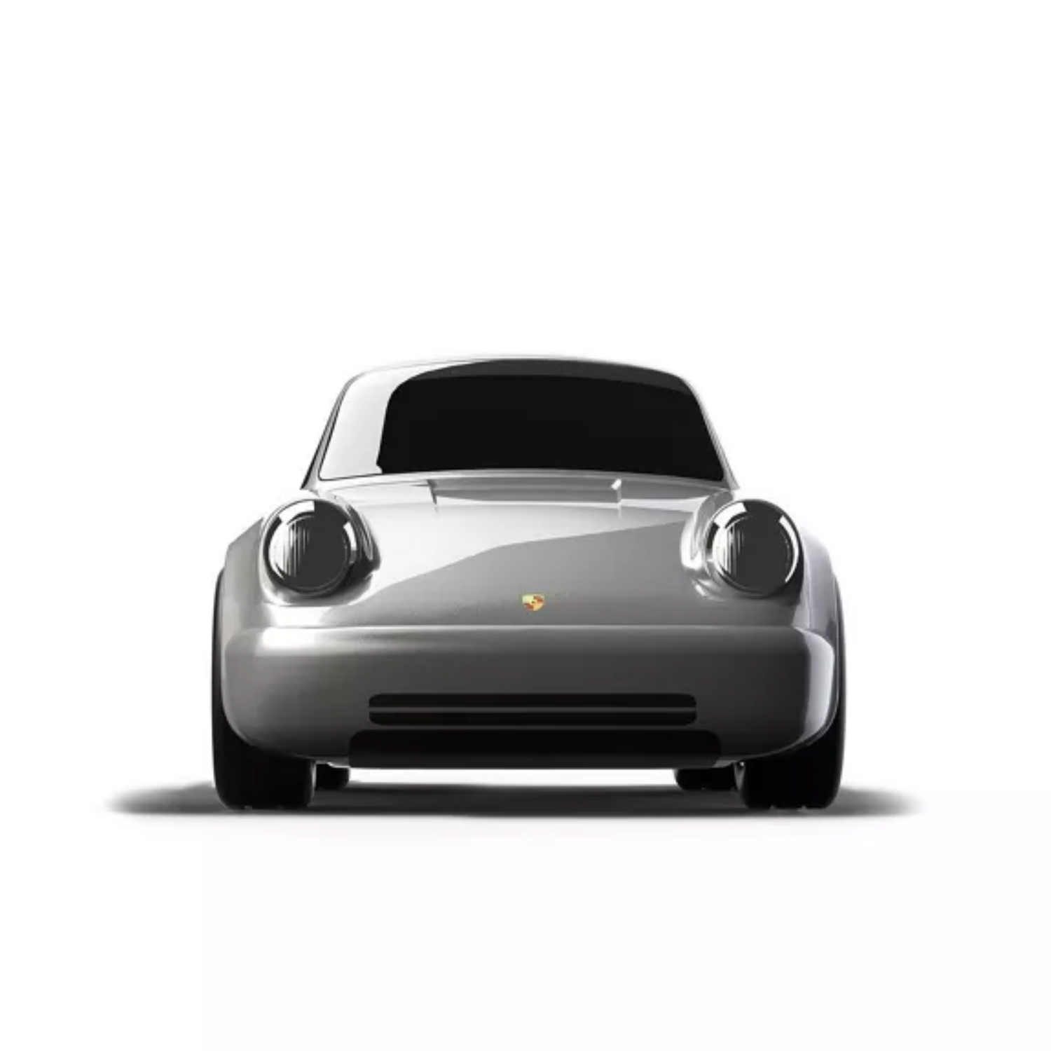 Porsche 911 Silver racing car