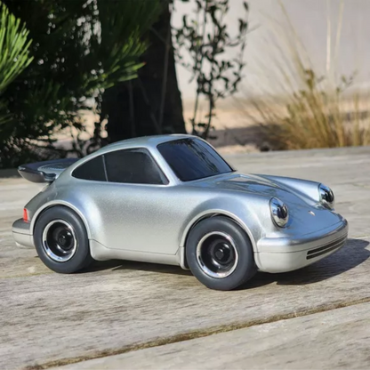 Porsche 911 Silver racing car