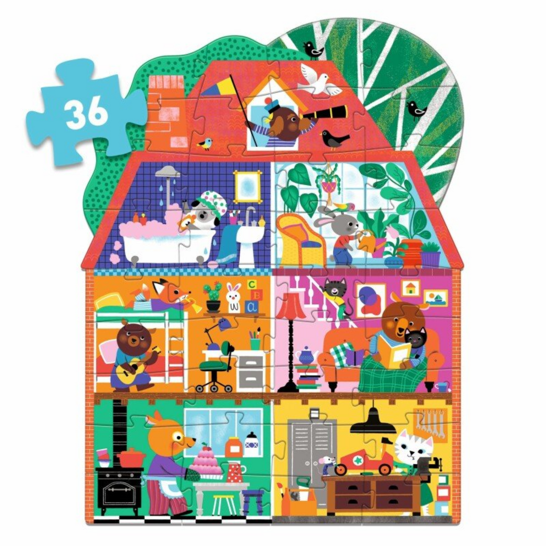 Giant puzzle - Animal House