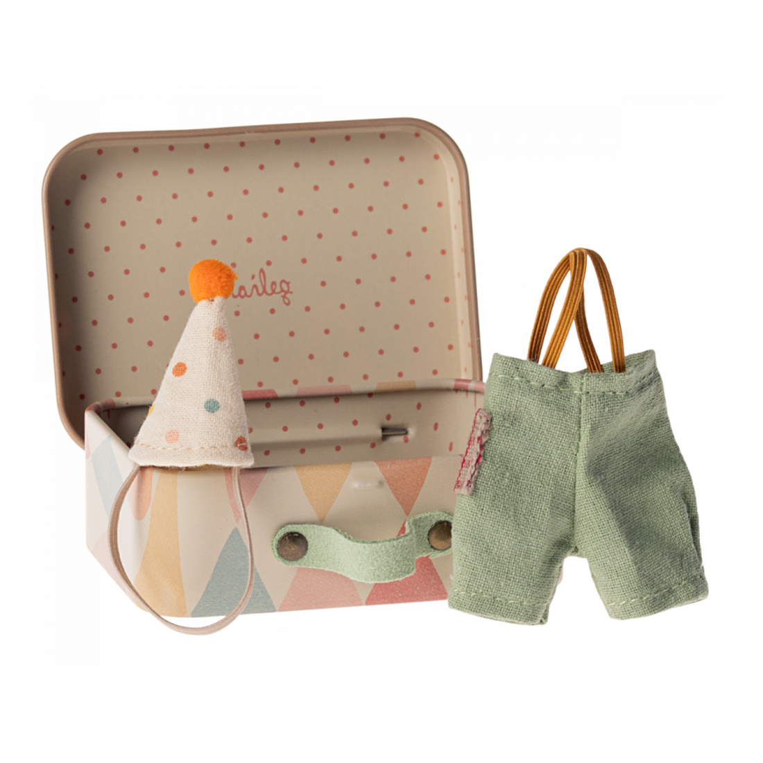 Circus clothes in a suitcase