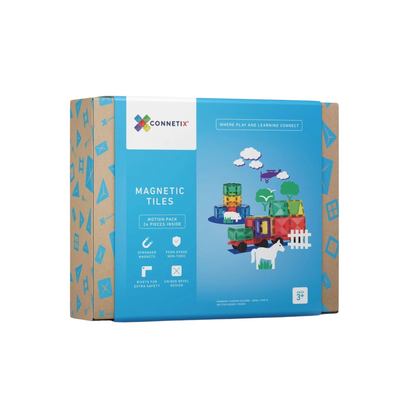 Connetix 24-piece magnetic constructor - Motion pack