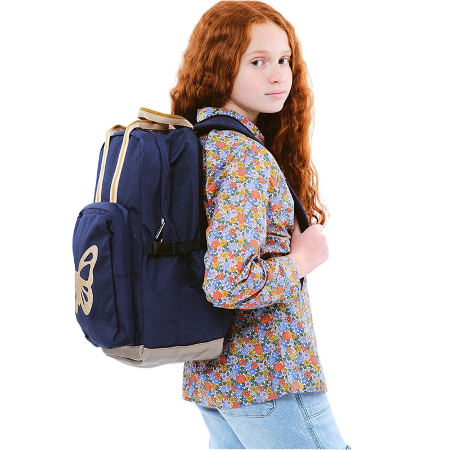 Backpack - Blue Butterfly