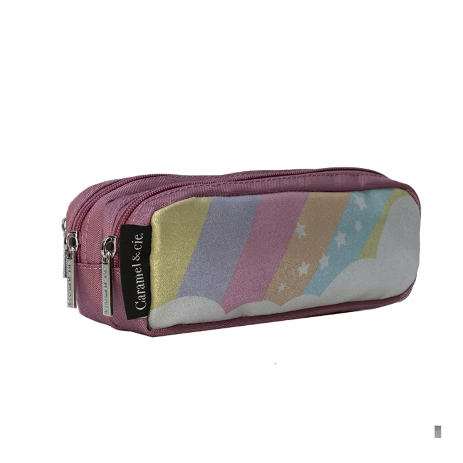 Caramel&amp;Cie pencil case Gray Lightning