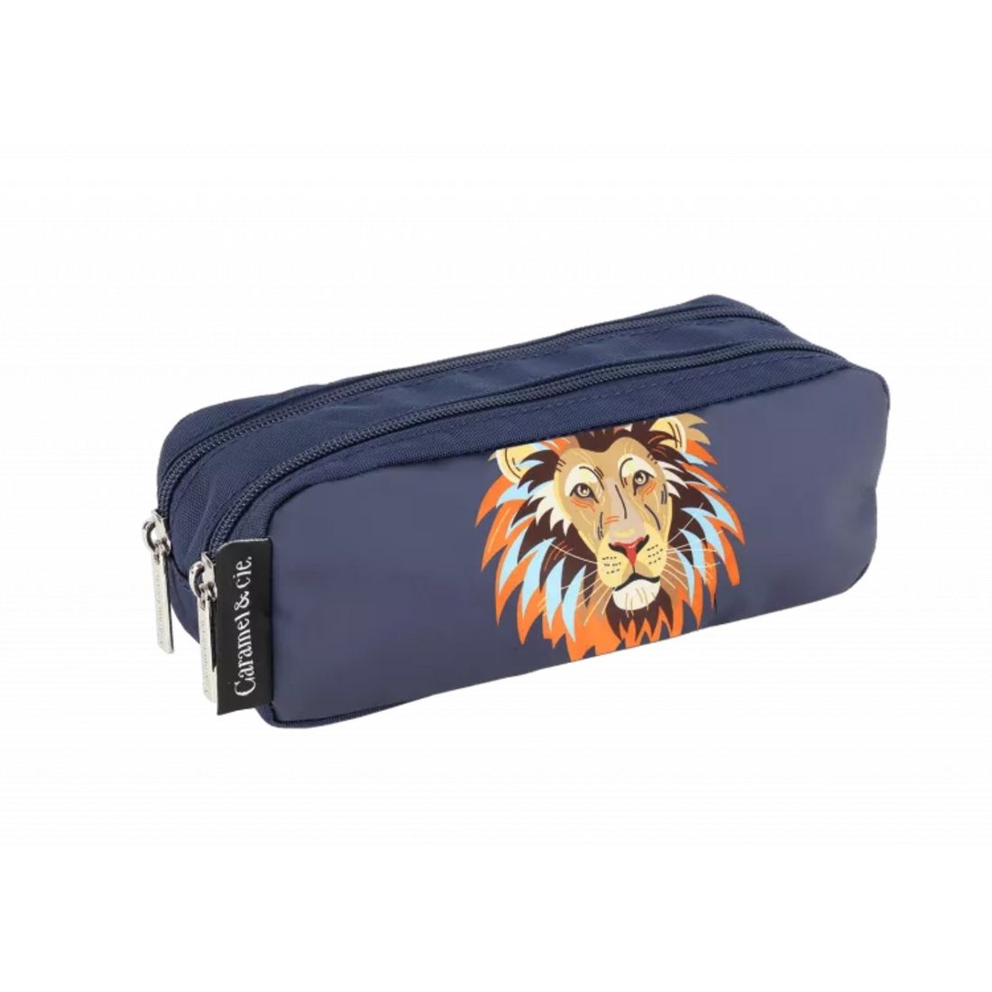 Caramel&amp;Cie pencil case Gray Lightning