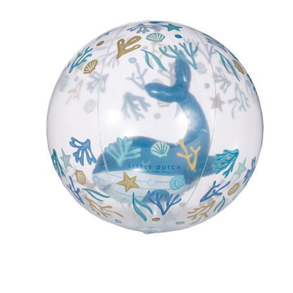 Beach ball - 3D Ocean blue