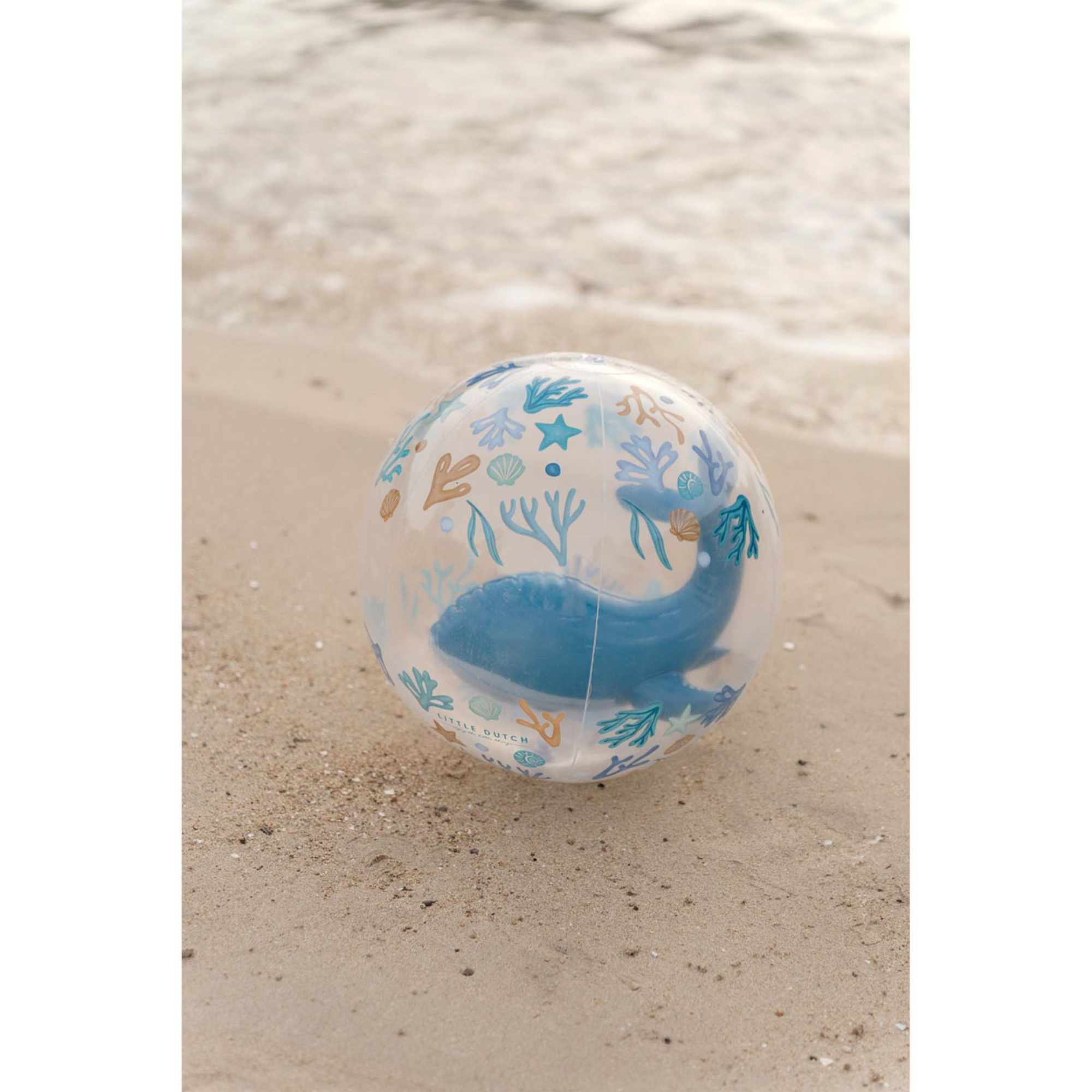 Beach ball - 3D Ocean blue